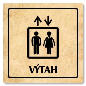 Výtah, 100x100mm, pergamen, Arizona
